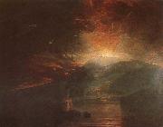 Joseph Mallord William Turner Volcano erupt oil